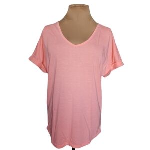 RBX Peach‎ Blouse V-neck Women's Small Petite